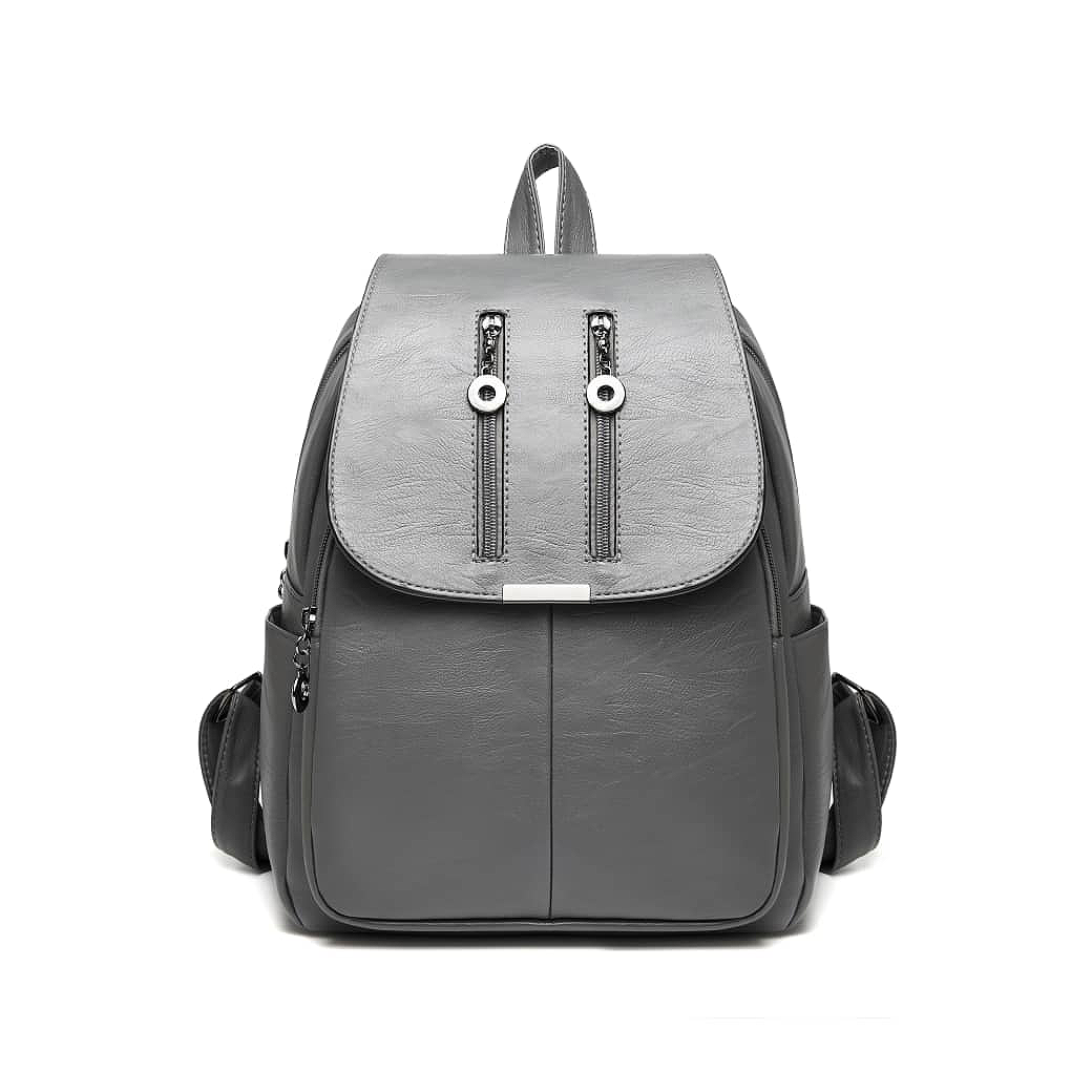 Gray Women Backpack