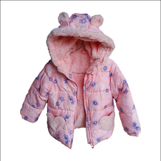 Kids Pink Puffy Jacket