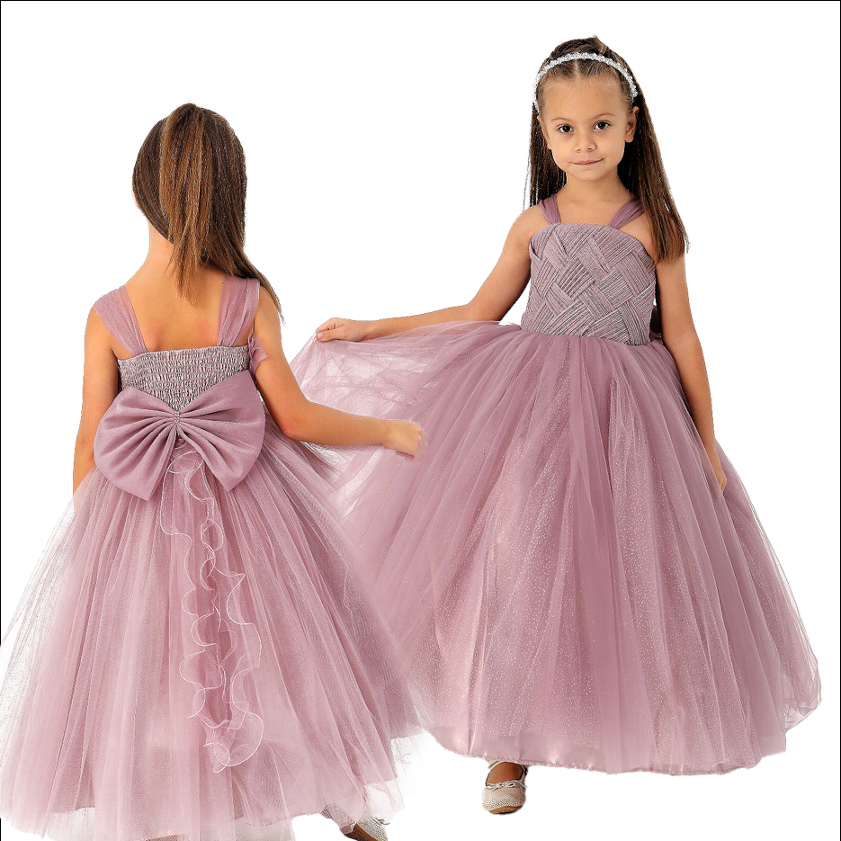 Light Purple Girl's Ballgown Dress