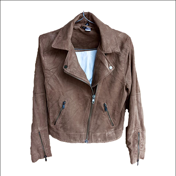 Brown Leather Jacket for Women