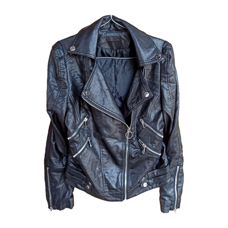 Black Leather Jacket for women