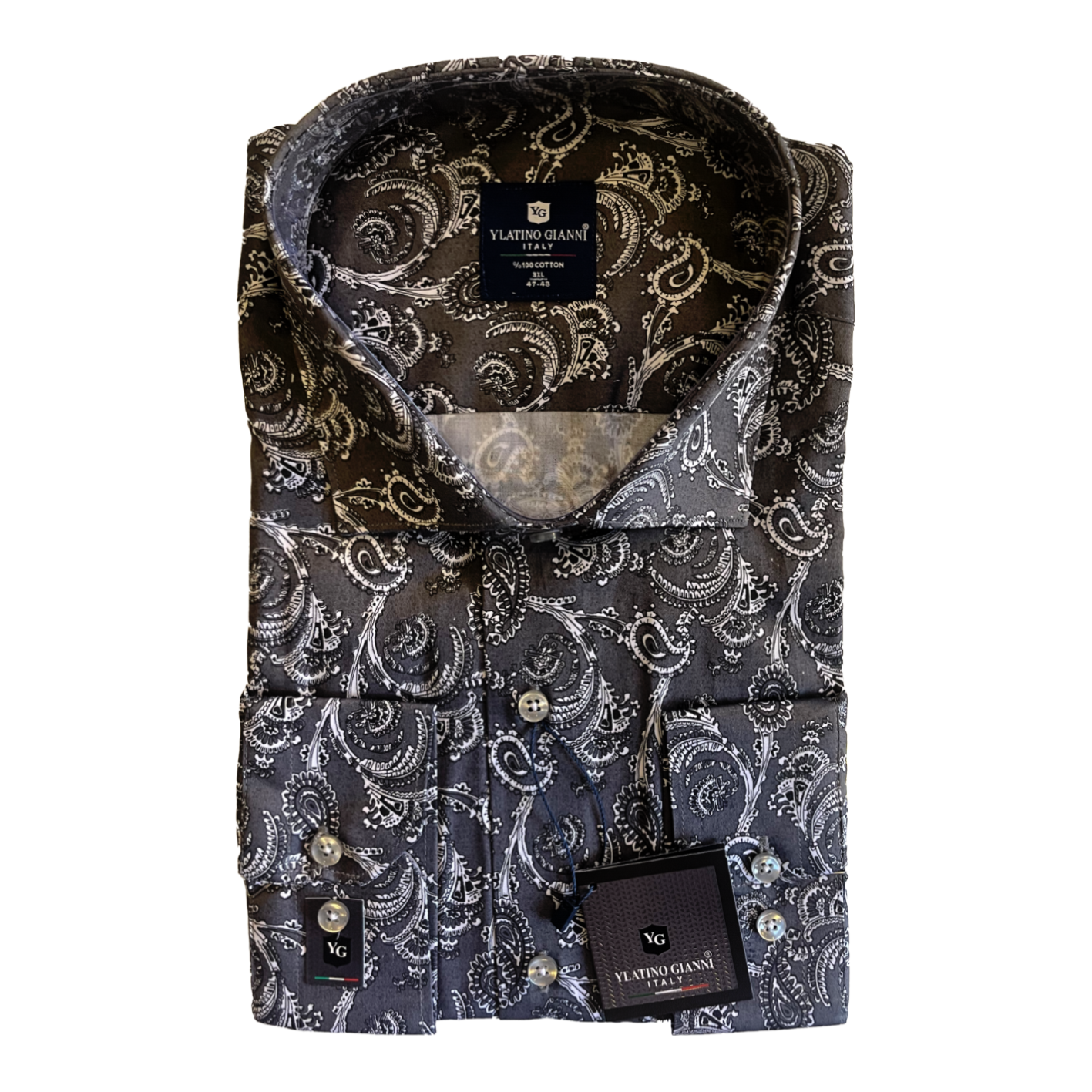 Black floral YG Ylatino GIanni  Shirt