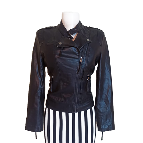 Black Leather Jacket for women
