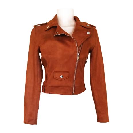 Brown Leather Jacket for women