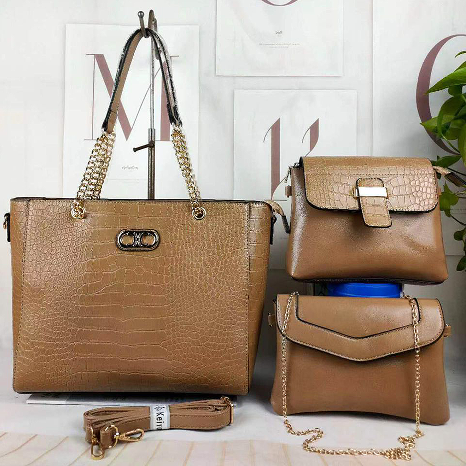 Dijon 3 in 1 Yellow handbags