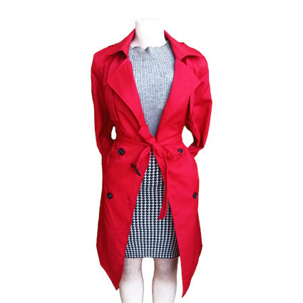 Red Trench Coat