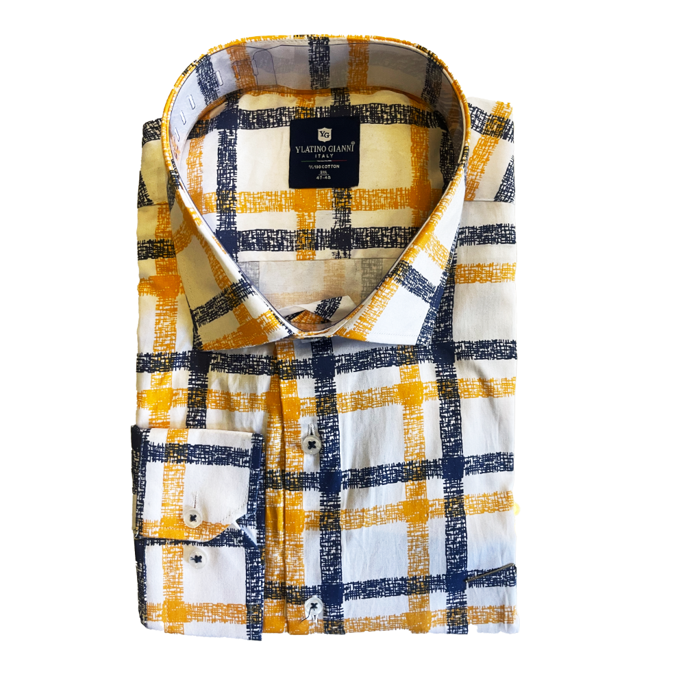 YG Ylatino GIanni Checked Shirt