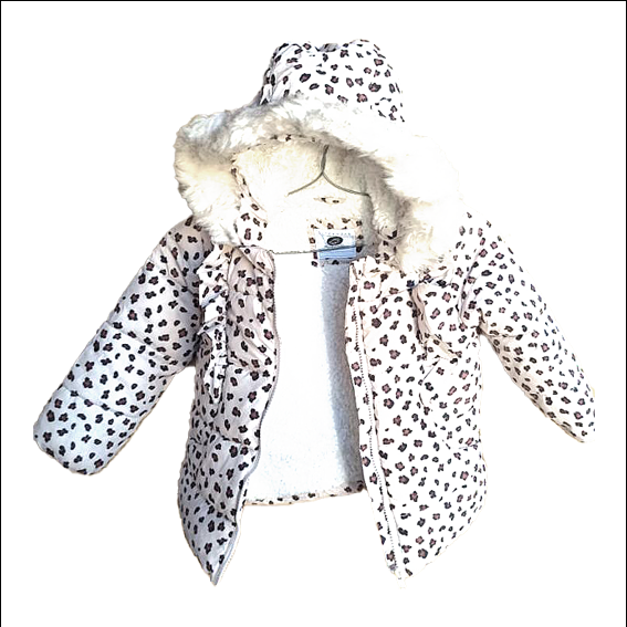kids Puffy Print Jacket