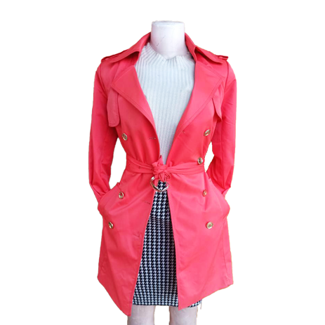 Red Trench Coat