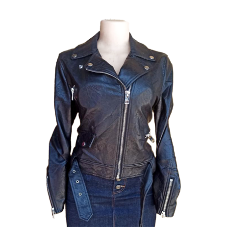Black Leather Jacket for women