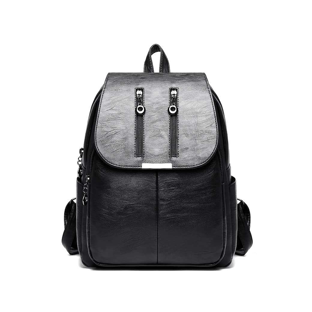 Women Black Backpack