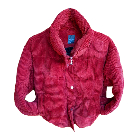 Carmine Red Corduroy Jacket
