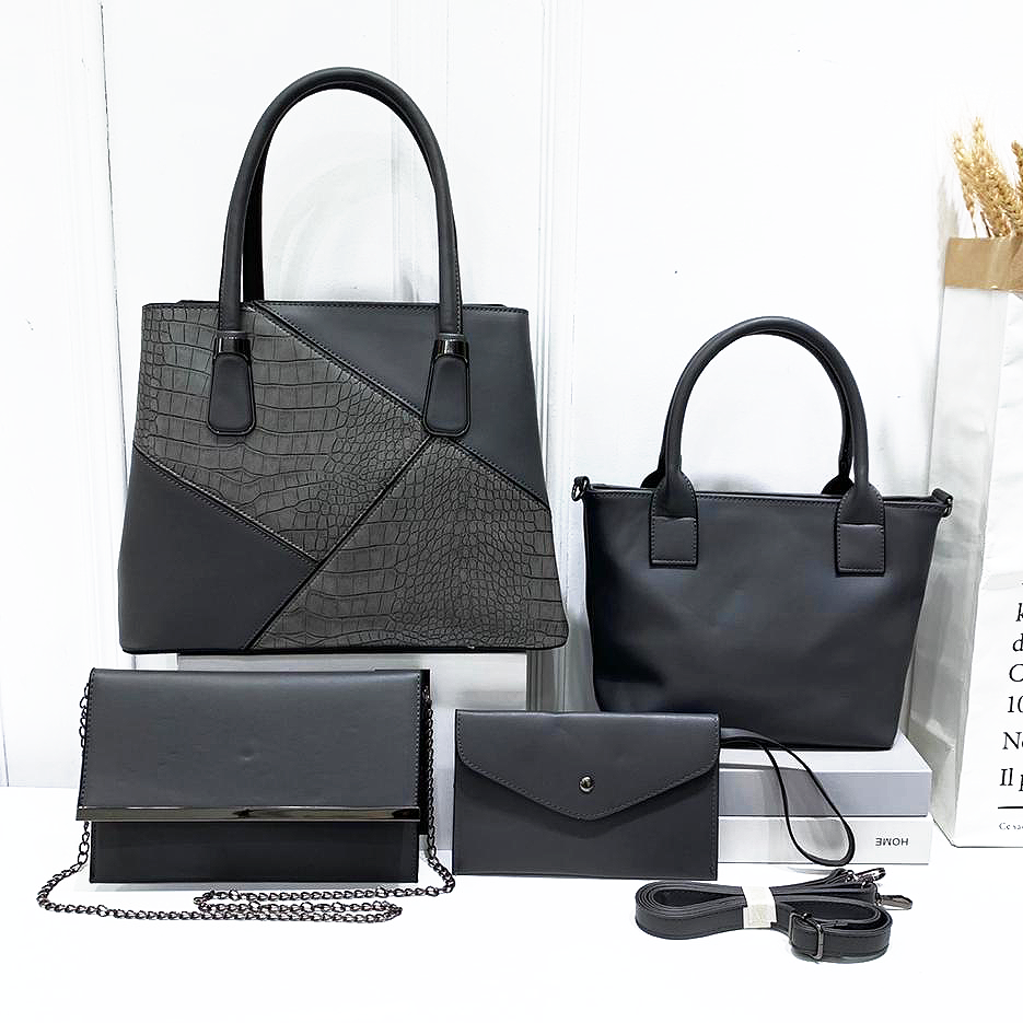 Black 4 in 1 Handbag