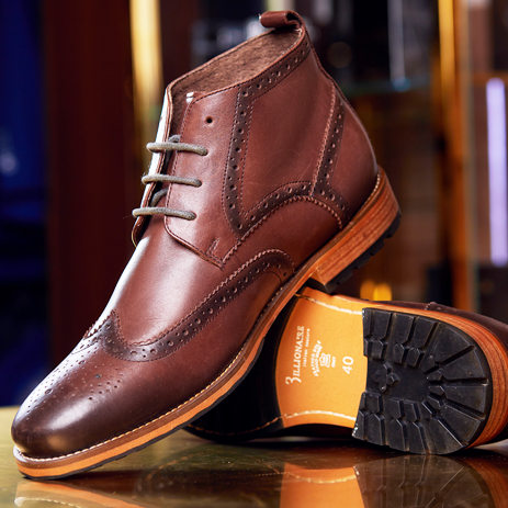 Billionaire brown Leather Boots