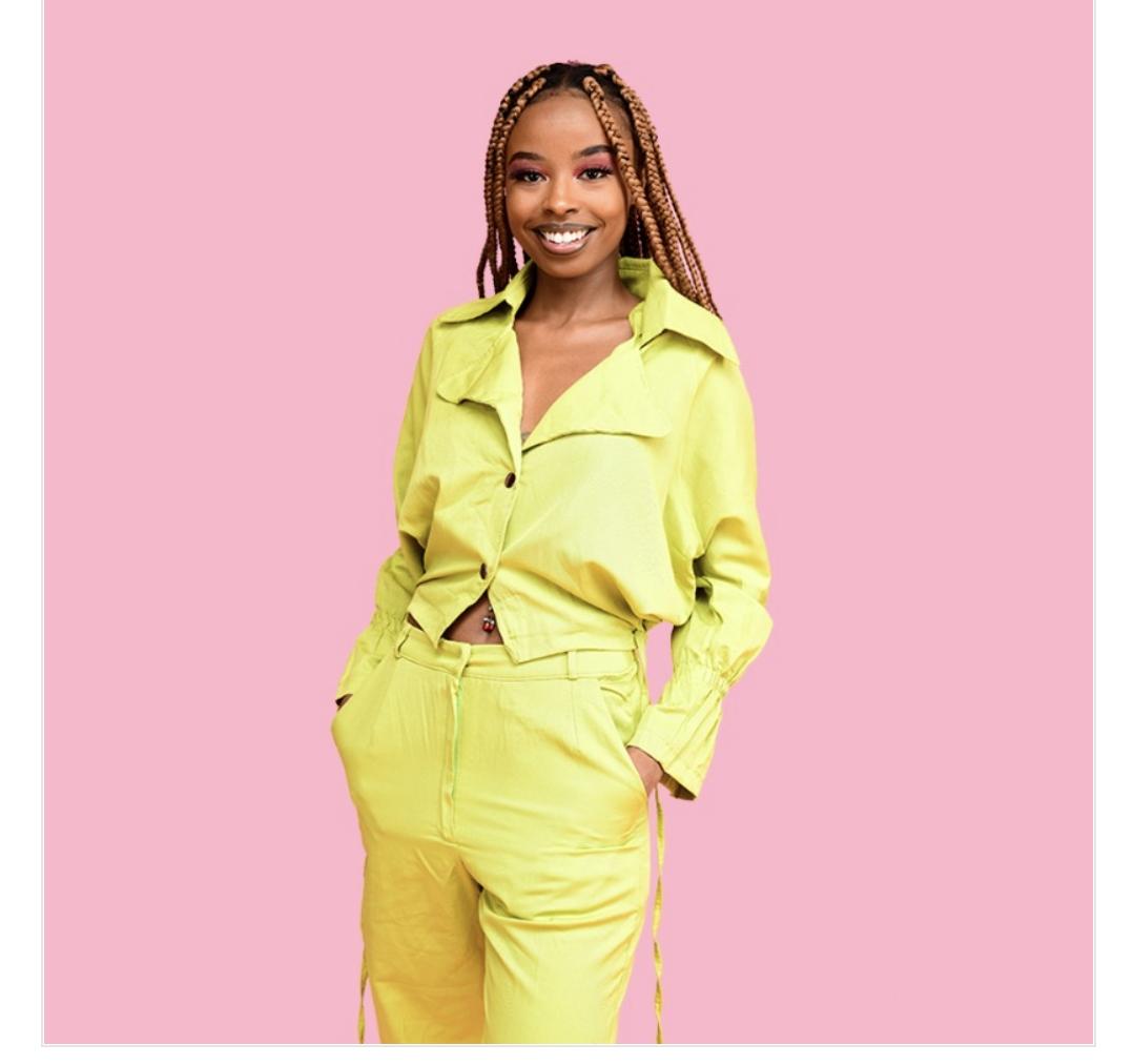 Too Bees, Lime green Lounge Suit