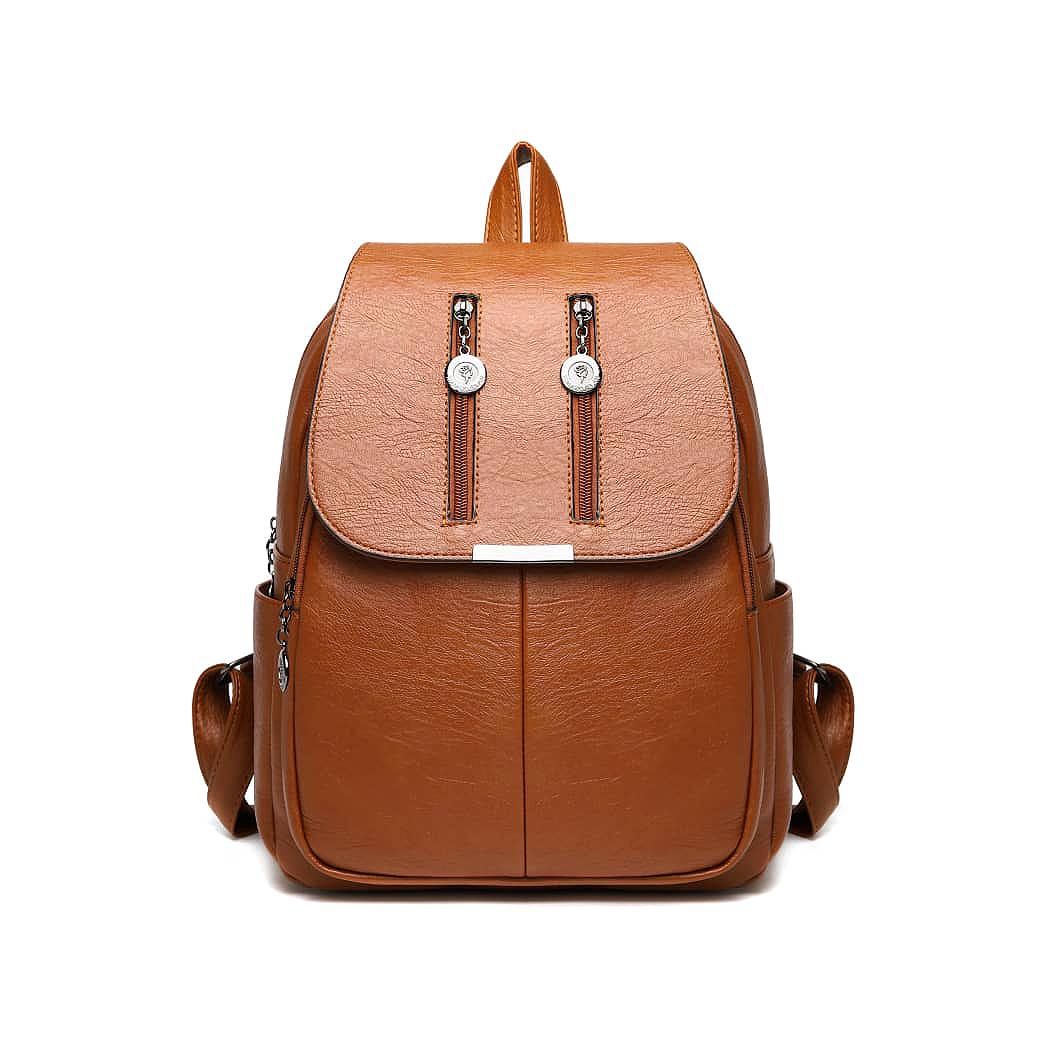 Brown Women Backpack