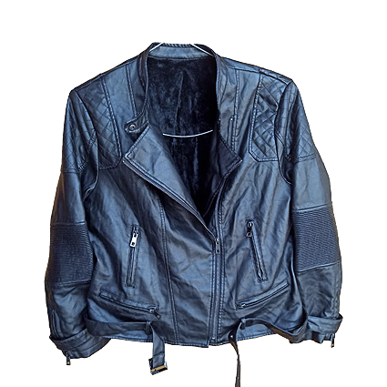 Black Leather Jacket for women